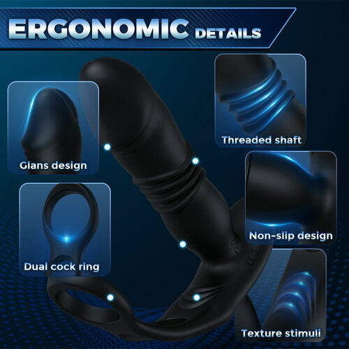 Flexi Prostate Bliss Vibrator With Cock Ring