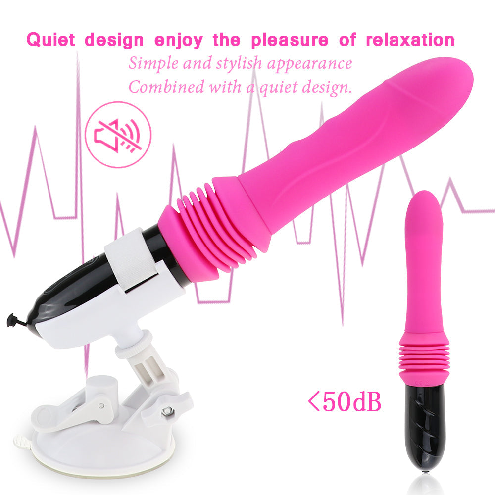 Automatic Female Stretching Sex Machine Vibrator - Lusty Age