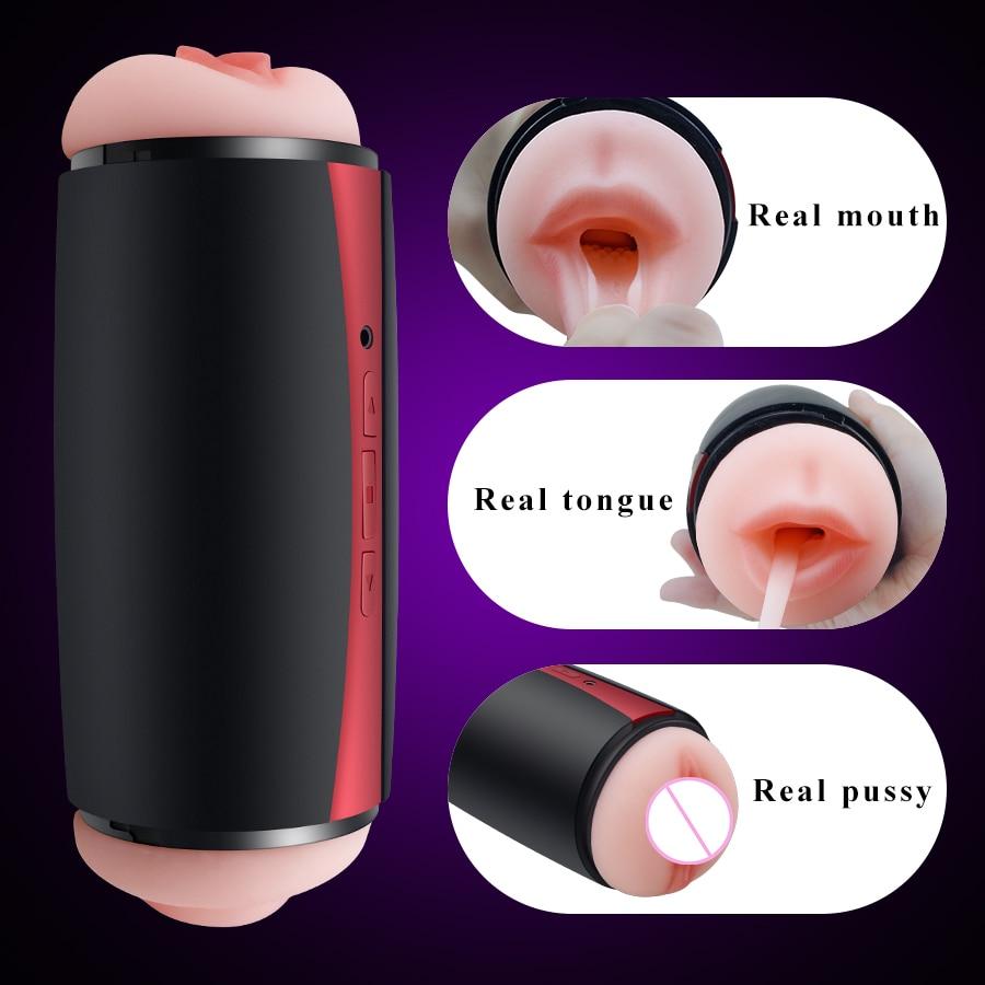Real Vagina Male Masturbator Vibrator Cup - Lusty Age