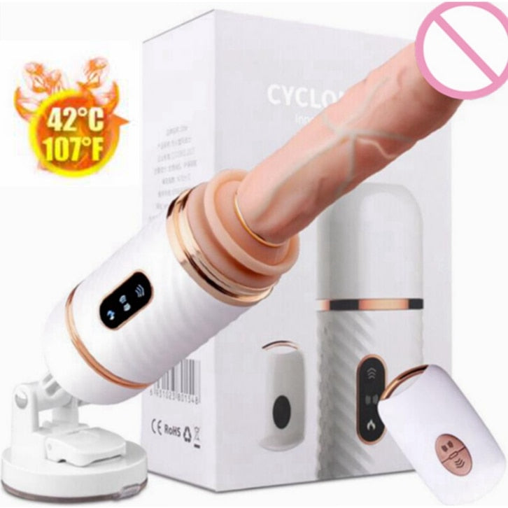 Remote Control Heating Telescopic Automatic Sex Machine - Lusty Age
