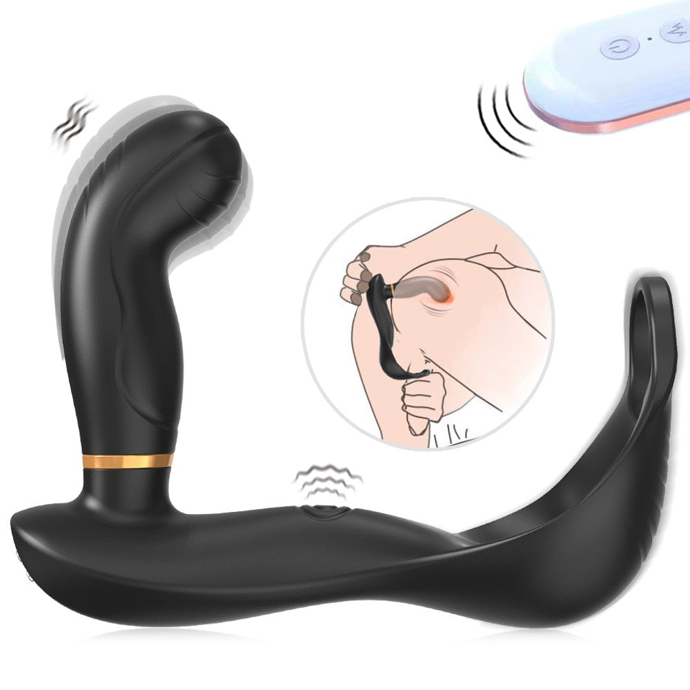 Male masturbation device backyard massager egg vibrator anal plug And prostate massager - Lusty Age